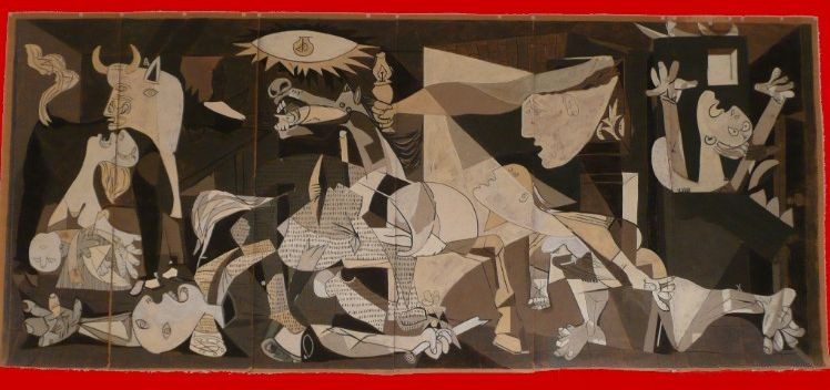 GUERNICA-carton de tapisserie 7m x 3m