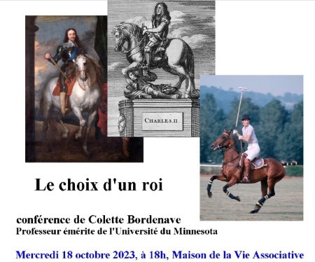Affichette Conférence Mme Bordenave sur CharlesIII